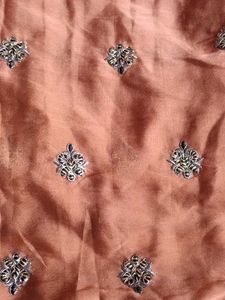 Embroidered Silk Saree