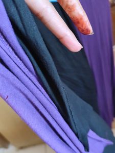 Purple Black Double Side Shrug