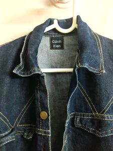 women's premium denim jacket blue