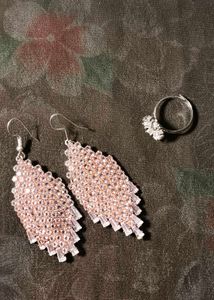Partywear Earrings &amp; Ring Set✨✨