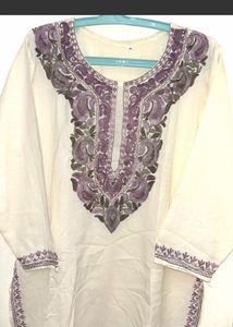 Embroidered Kashmiri kurti