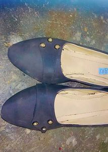 Black Studded Heel