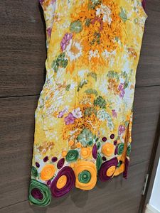 Vibrant Floral Print Kurta