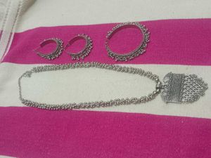 Oxidized Silver Jewelry Set