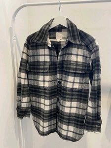 H&amp;M Checkered Overshirt Jacket