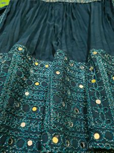 Mirror work 2 piece dress set