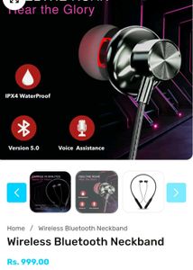 NEW Wireless Bluetooth Headphones neckband