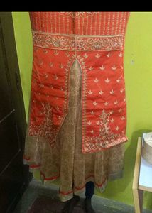 Elegant Embroidered Kurta witj shall