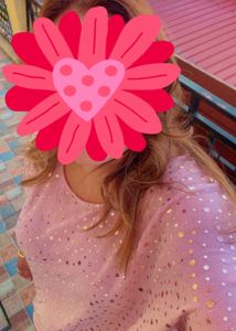 Sparkling Pink Tunic Top