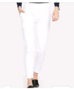 White Cotton Leggings