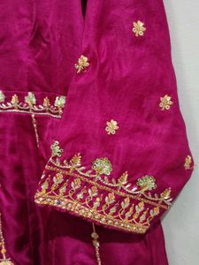 Elegant Embroidered Anarkali Gown