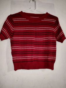 Chic Striped Knit Top