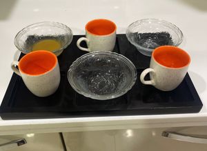Elegant Coffee/Tea Set with Tray