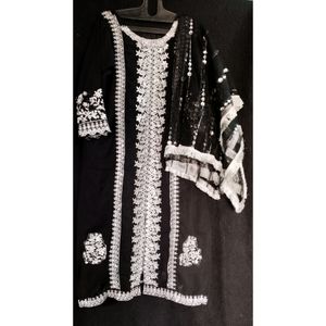 BLACK PAKISTANI SUIT🖤🤍