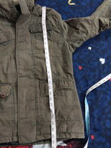 Men's Hooded Military Style Jacket