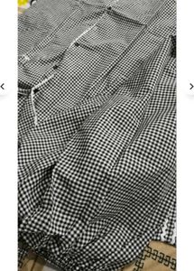 chek print night suit