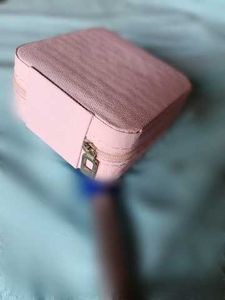 Pink Travel Jewelry Organizer Case