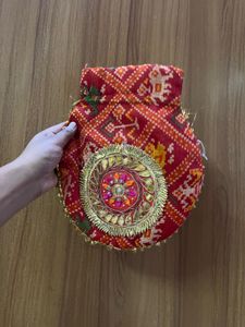 Embroidered Potli Bag both for 399