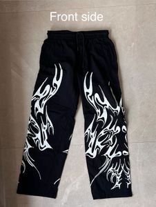 original Genrage Graphic Print Black Joggers