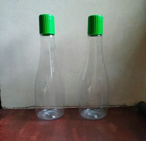 2 Plastic 500 ml Bottles