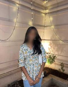 Floral Print Peplum Kurta