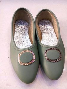 Green Ballerina/Bellies For Women ...Size -36-38