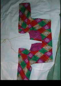 Vibrant Geometric Print Blouse