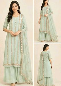 Beautiful Mint Green Kurta Set