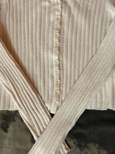Babyjade Ribbed Knit Cardigan