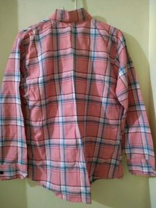Pink Plaid Shirt