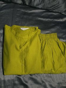 Chic Lime Green Kurta Set