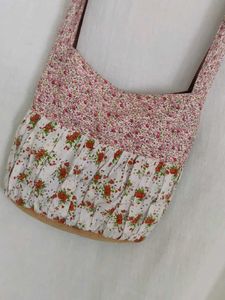 Floral Print Sling Bag(cotton)