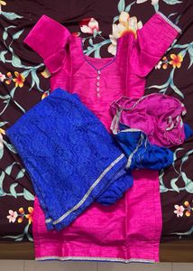 Vibrant Pink kurta set
