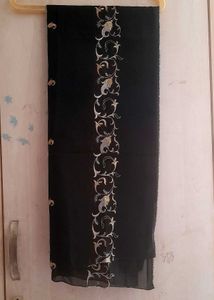 Black Heavy Embroidered Kurta Set