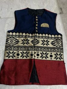 kids Royal Blue 4 piece Ethnic set