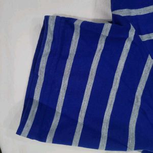 Blue Crop Top