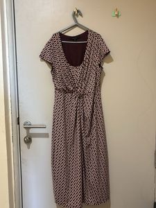 Stylish Printed Midi Dress