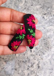 Handmade Floral Hair Clips