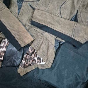 y2k Stylish Asymmetrical Leather Jacket