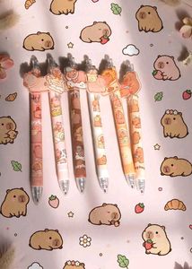 🆕Cute Capybara Gel Pens Set