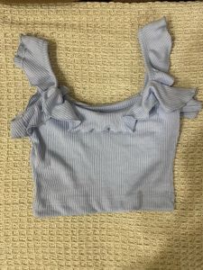 Ruffle crop top