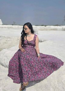 Boho Paisley Maxi Dress