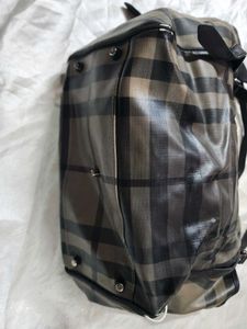 Burberry Haymarket Check Hobo Bag