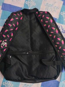 Arctic Fox Backpack with Cute Carrot Pattern