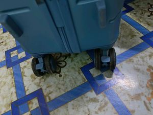 Durable Teal Travel Suitcase