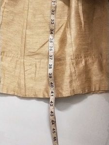 Pink and beige Indo-western Gown with du