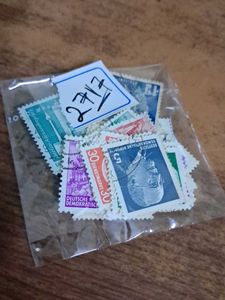 65 unique EAST GERMANY DDR DEFINITIVE USED STAMPS