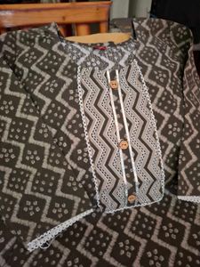 Designer Black  Kurta Set with Pants