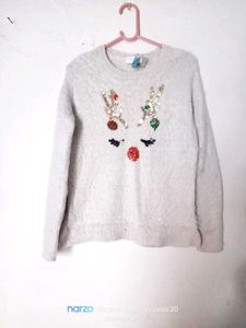 Cute Reindeer Christmas Sweater
