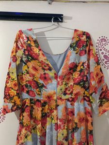 Floral Print Maxi Dress